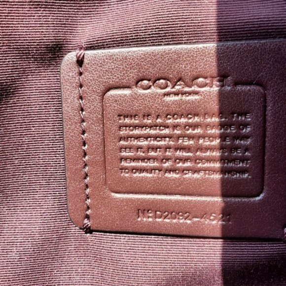 Authentic Coach Rose Jes Messenger Bag - Picture 6 of 9